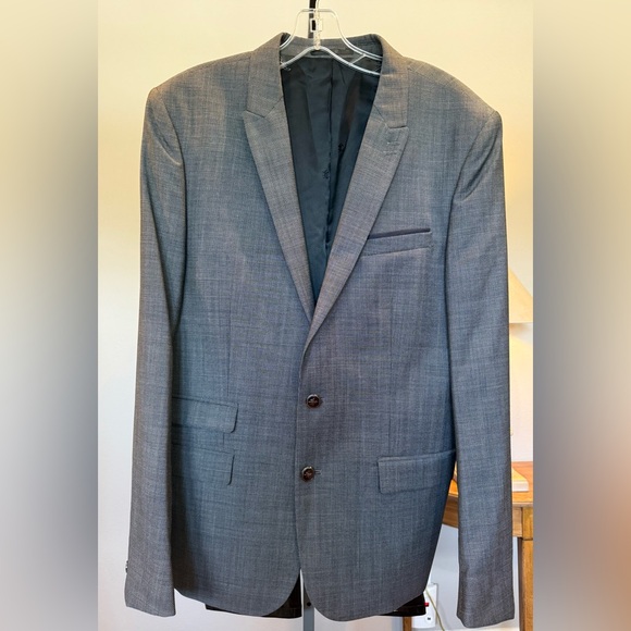 NWT The Kooples Mens Gray 100% Wool Blazer - FR 50 (US 40) - $845 MSRP - Picture 2 of 3